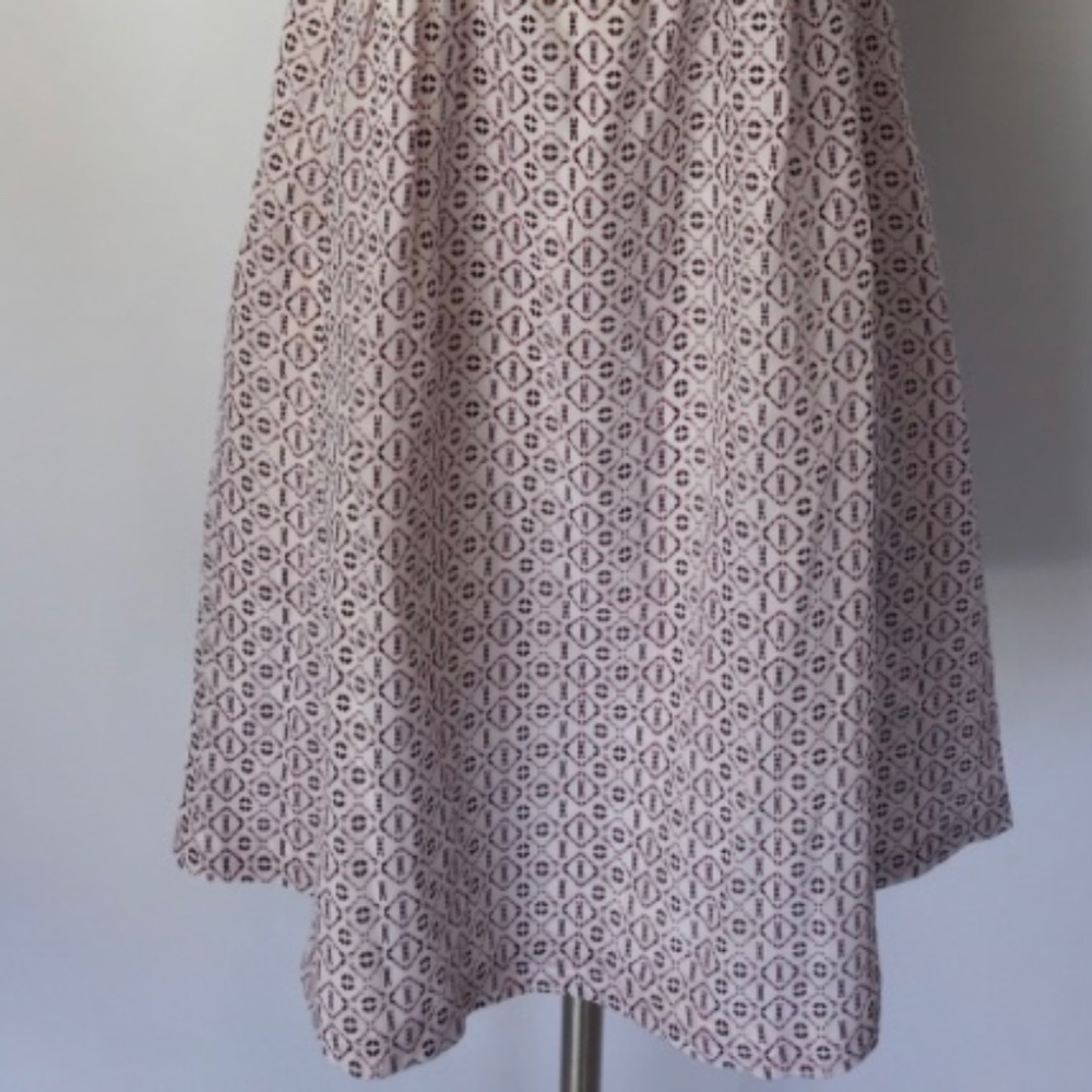 Madewell White Maroon 8 Silk Convertible Dress Twee Scandi Girl lightweight - Picture 15 of 15